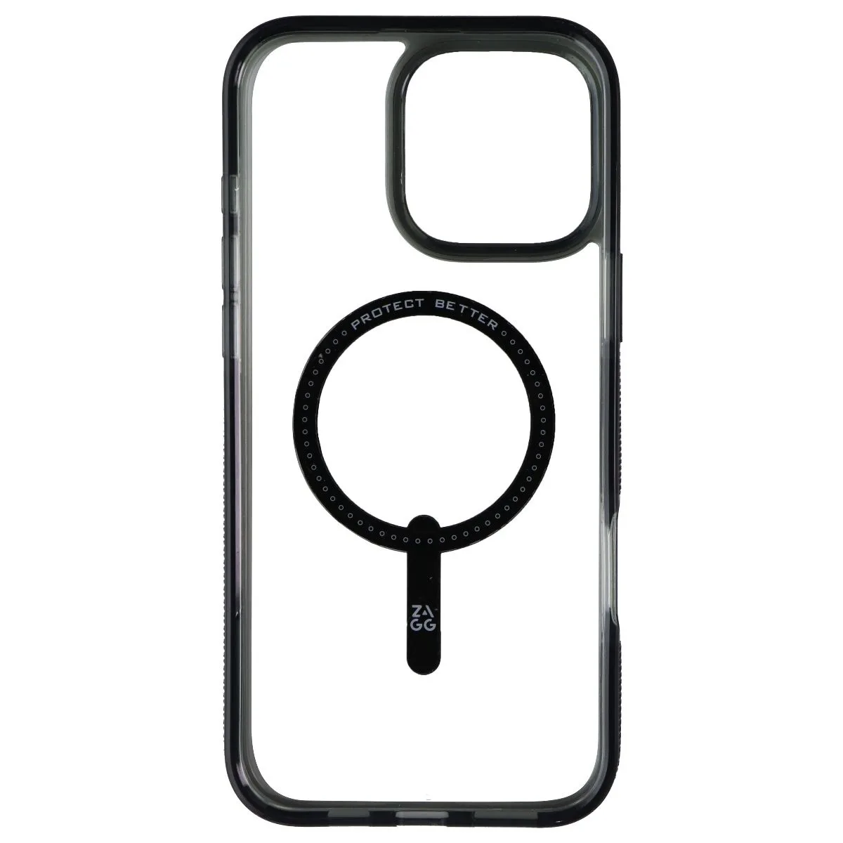 ZAGG ZAGG Santa Cruz Snap Case for MagSafe iPhone 16 Pro Max Black/Clear — product photo