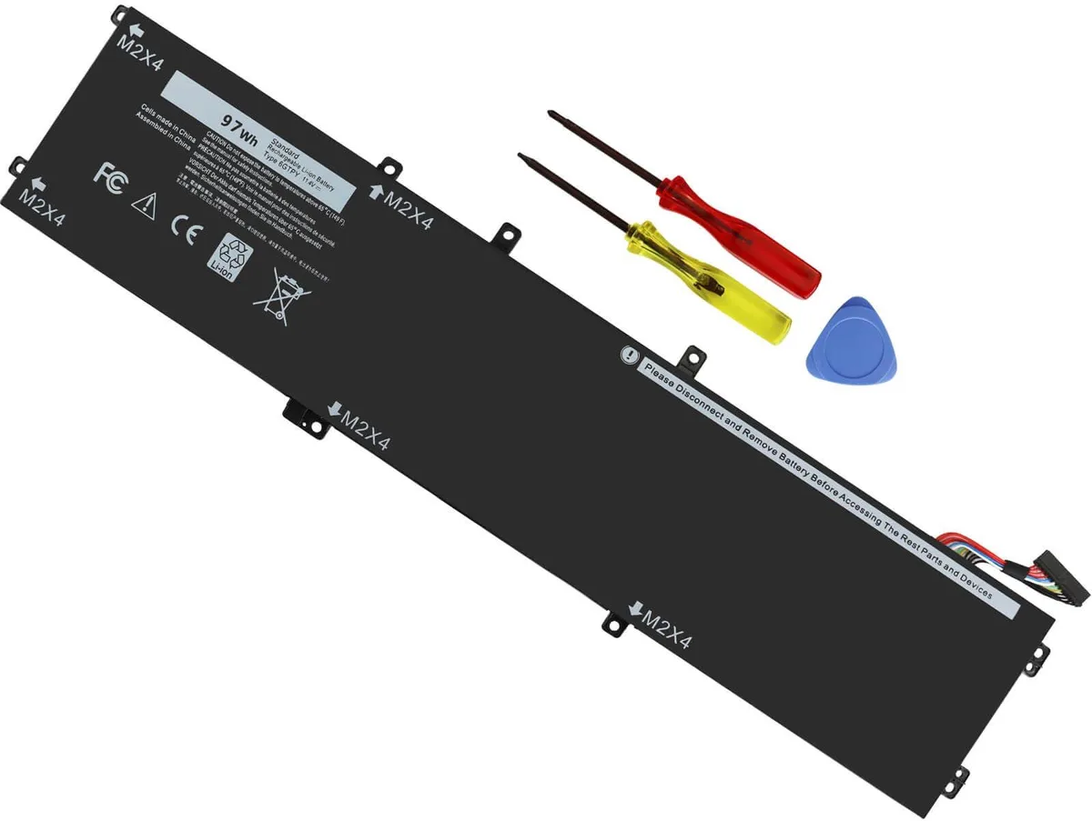  6GTPY 97Wh 11.4V laptop battery for Dell XPS 15 9560 9570 Precision 5520 — product photo
