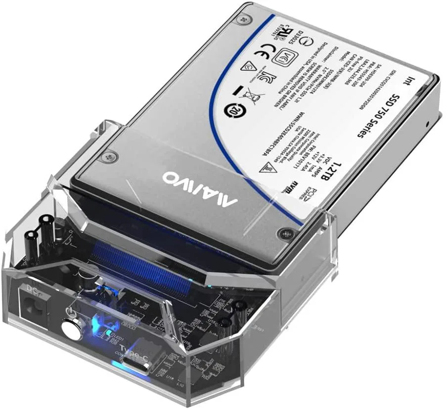 MAIWO MAIWO K108U U.2 NVMe Drive Enclosure USB 3.2 10Gbps 2.5 inch 12V3A 14TB — product photo