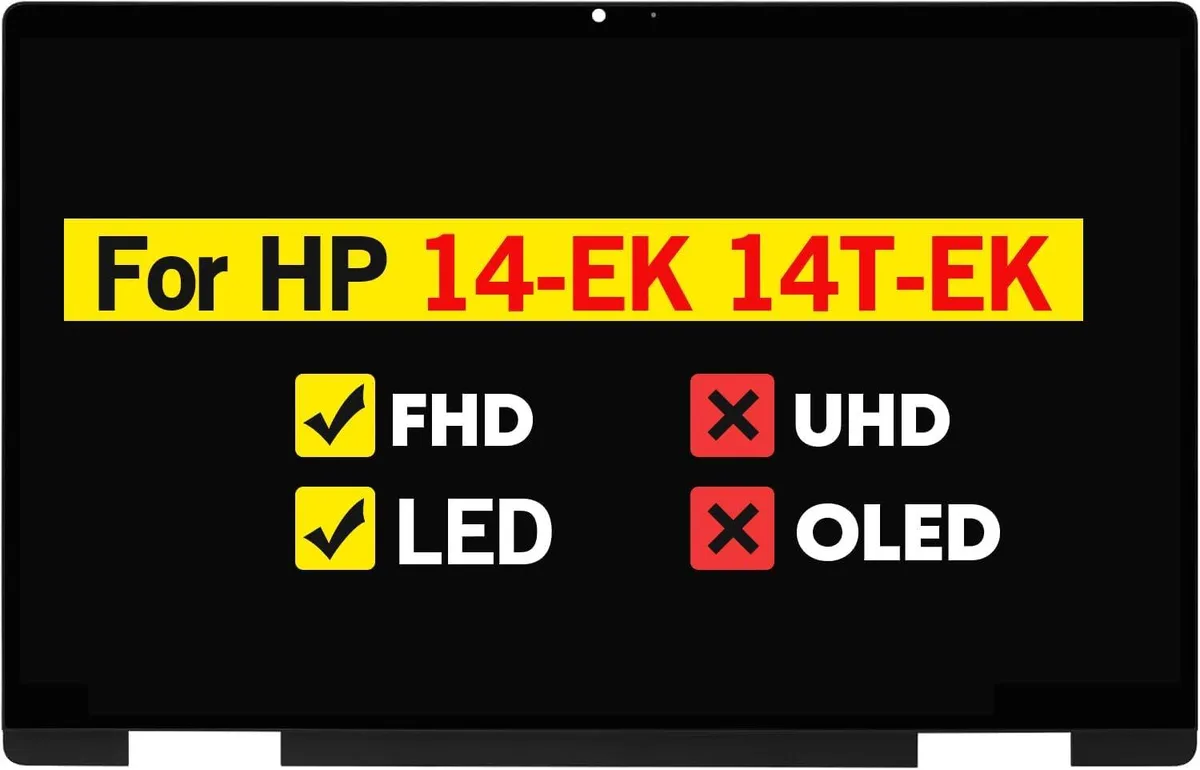 NUOLAISUN NUOLAISUN 14.0" 1080P Digitizer for HP Pavilion x360 14-ek N09468-001 — product photo