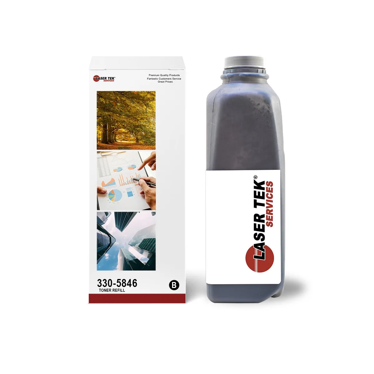 Laser Tek Services Laser Tek Services 5130 Black Toner Refill Kit for 330-5846 — product photo