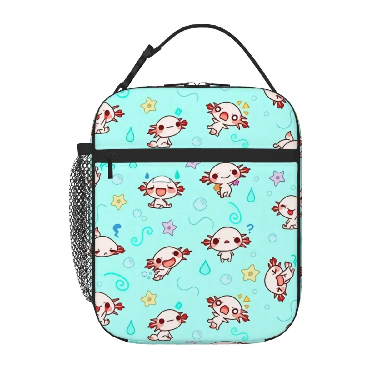 No Sew No Sew Axolotl Kawaii Cute Insulated Lunch Bag — product photo
