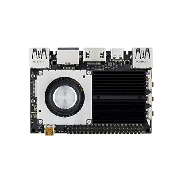 Khadas VIM4 single board computer with active cooling kit