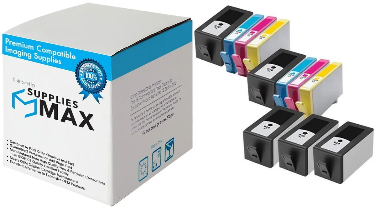 SuppliesMax SuppliesMax HP 920XL Inkjet Combo Pack 5BK 2C 2M 2Y — product photo