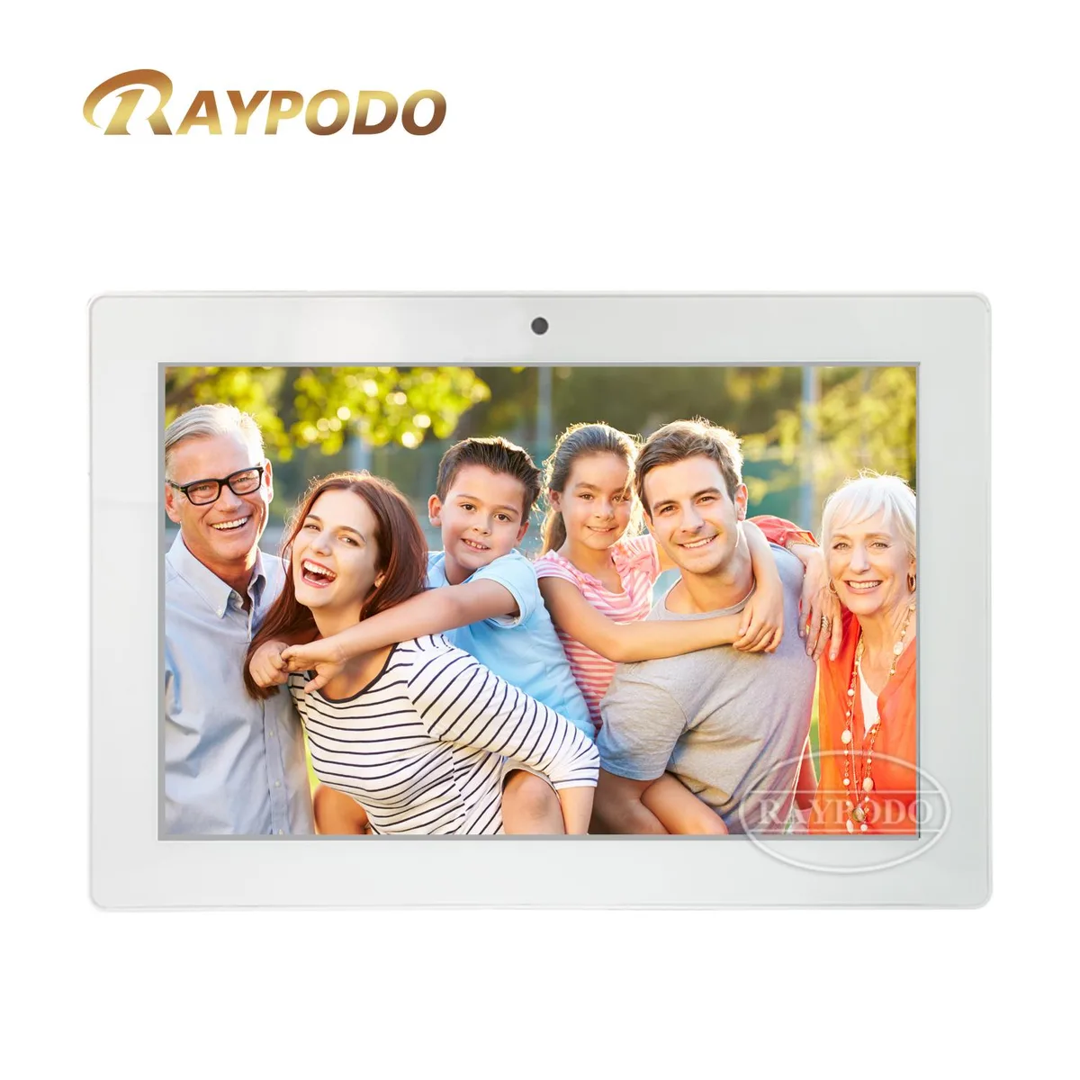 RAYPODO RAYPODO 10.1" RK3568 2GB 32GB Android 11 White POE all-in-one PC — product photo