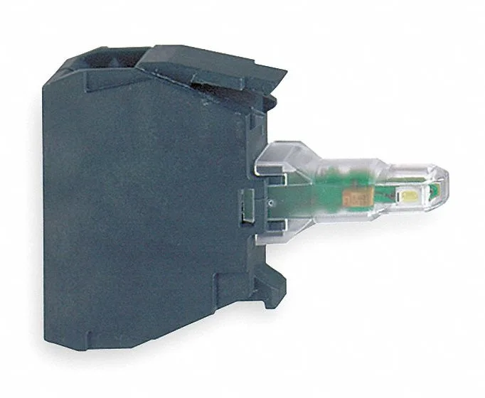 White 22 mm Schneider Electric lamp module with screw terminals