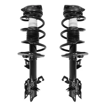 Pair of front strut assemblies with springs and mounts for Nissan Rogue