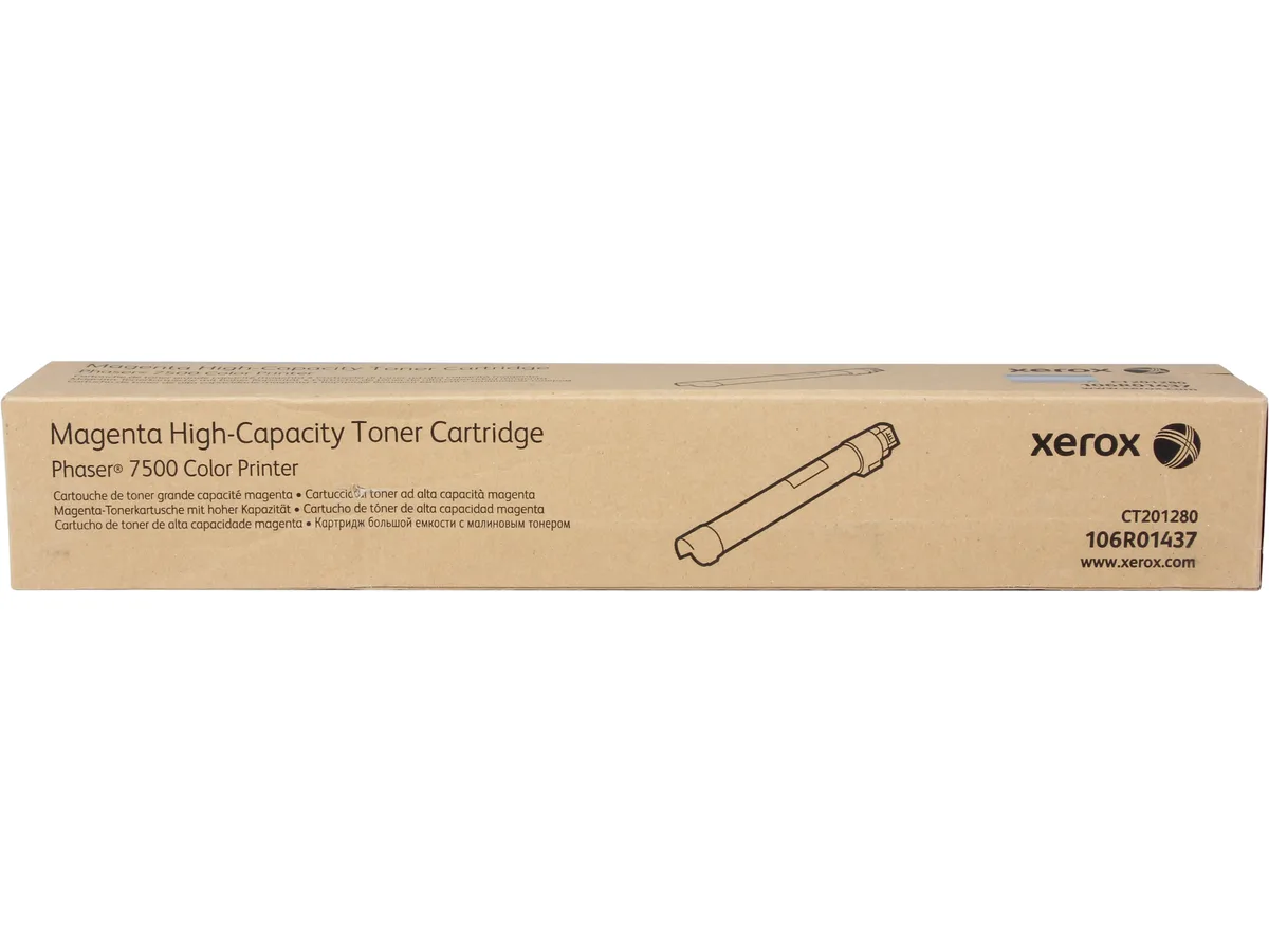 XEROX Xerox 106R01437 High Yield Magenta Toner Cartridge 17800 Pages — product photo