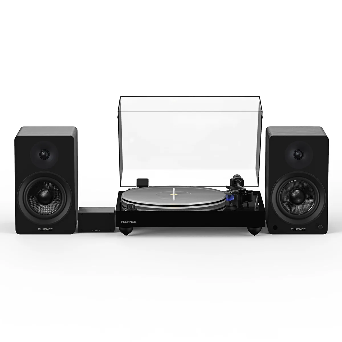 Fluance Fluance RT85 Turntable System with PA10 Preamp, Ai41 Speakers, Ortofon 2M Blue, 90W, Bluetooth — product photo