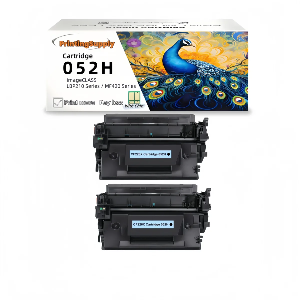 Aster Graphics Inc Aster Graphics Inc 052H Black High-Yield Toner Cartridge 2 Pack 9200 pages — product photo
