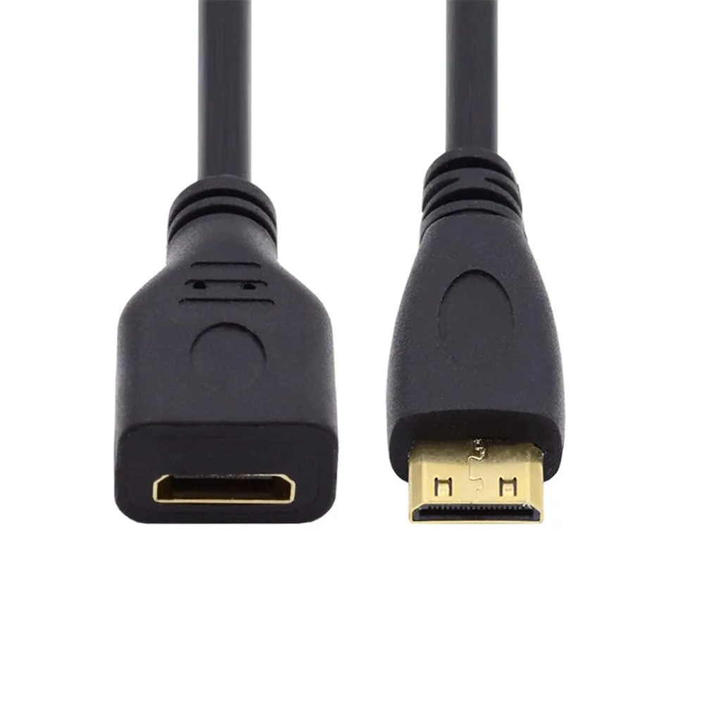 Fervit Fervit Mini HDMI Type-C Female to Male Adapter Extension Cable 15cm — product photo