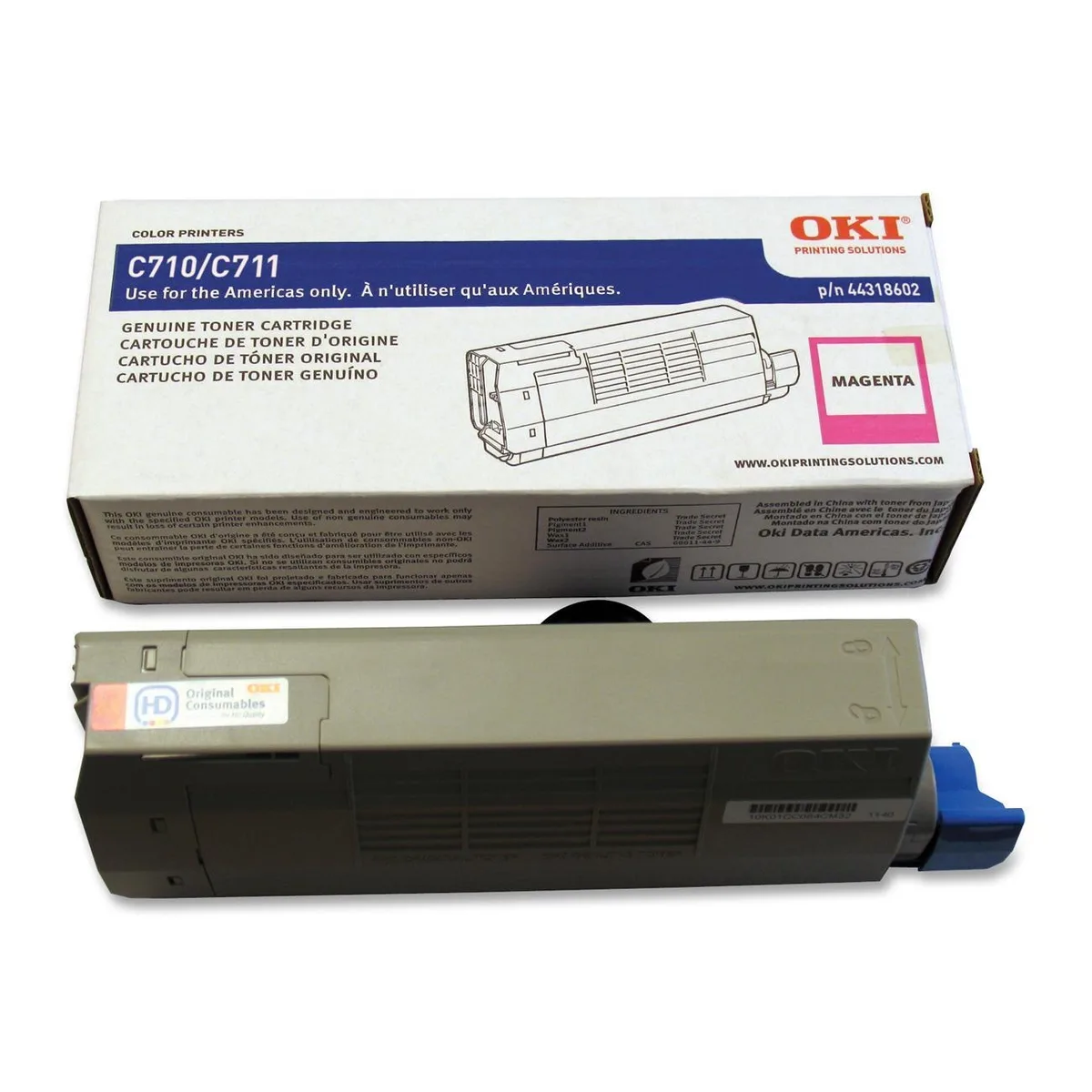 Oki Data Oki Data 44318602 High Yield Toner Cartridge Magenta 11500 Pages — product photo
