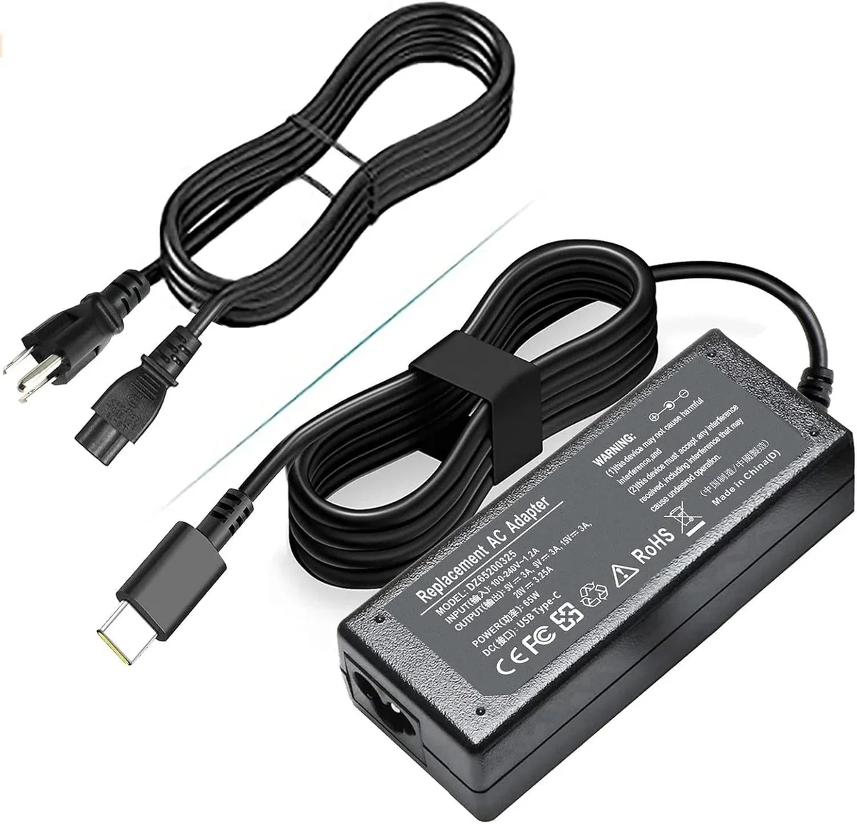 Shyarweyy DZ65200325 65W USB-C laptop charger — product photo