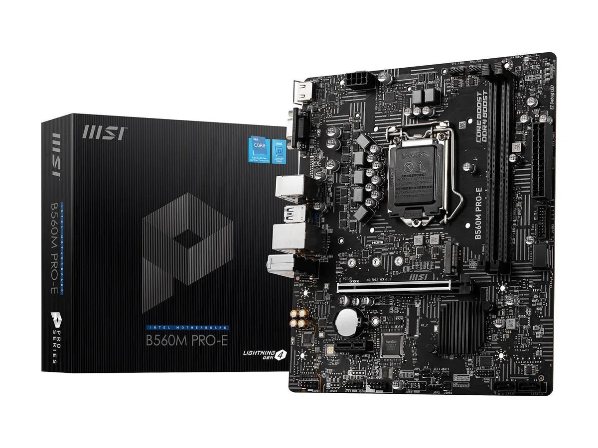 MSI MSI B560M PRO-E LGA 1200 Intel motherboard — product photo