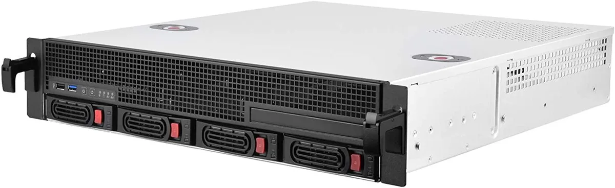 Silverstone Technology Silverstone Technology RM21-304 2U Server Chassis 4×3.5" Hot-Swap — product photo