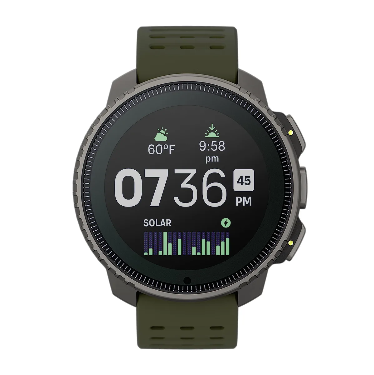 Suunto Suunto Vertical Titanium Forest 49mm GPS Watch Solar Charging — product photo