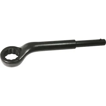 Gray Tools 66880 12-point striking face box wrench with 45° offset head and black oxide finish