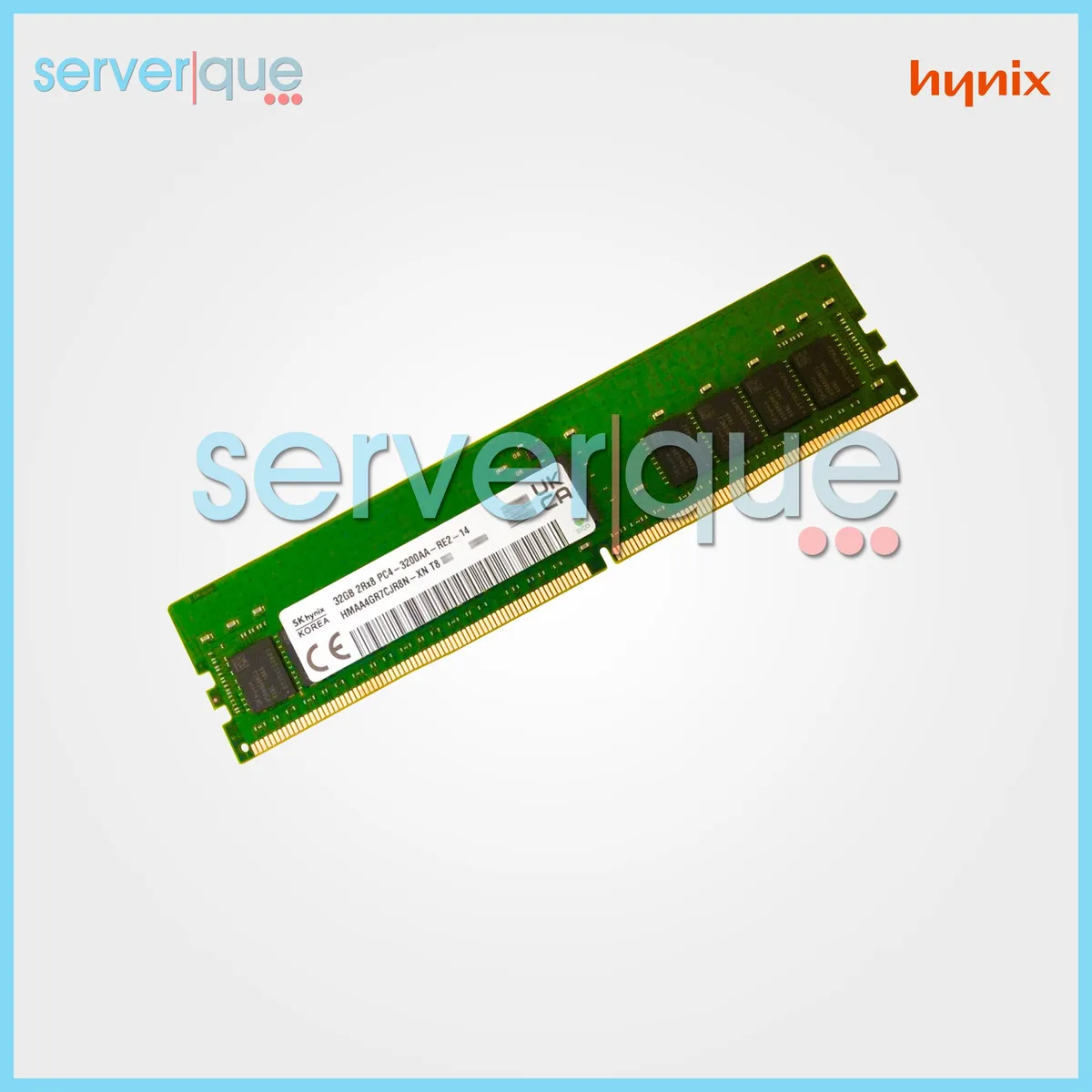 SK hynix SK hynix HMAA4GR7CJR8N-XN 32GB DDR4-3200 ECC Reg CL22 Dual Rank server RAM — product photo