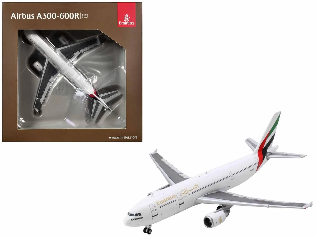 GeminiJets GeminiJets Airbus A300-600R Emirates 1/400 Diecast Hobby Collectible — product photo