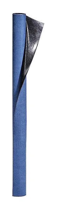 Blue adhesive-backed absorbent mat roll, 0.35 gal capacity