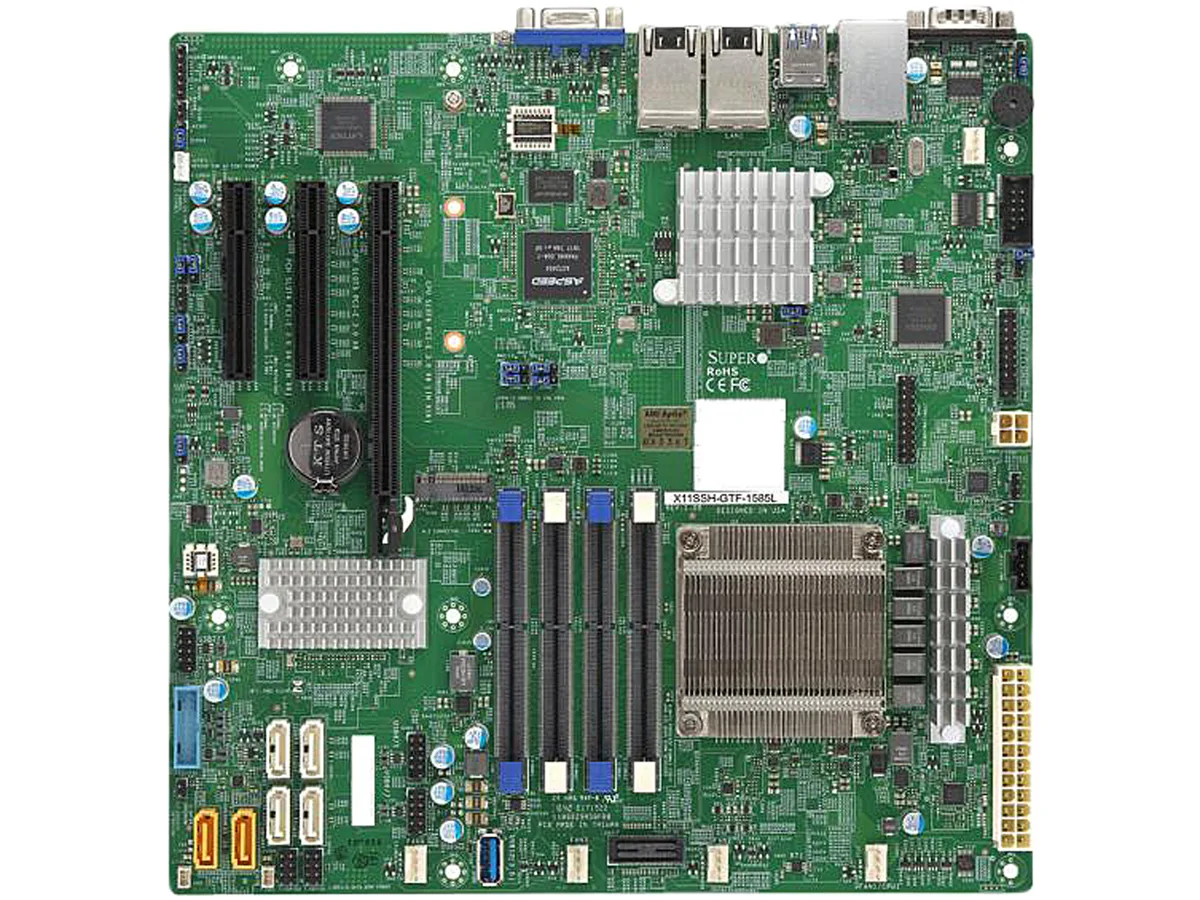 Supermicro Supermicro MBD-X11SSH-GF-1585-O server motherboard, Xeon E3-1585 v5, 64 GB DDR4 — product photo