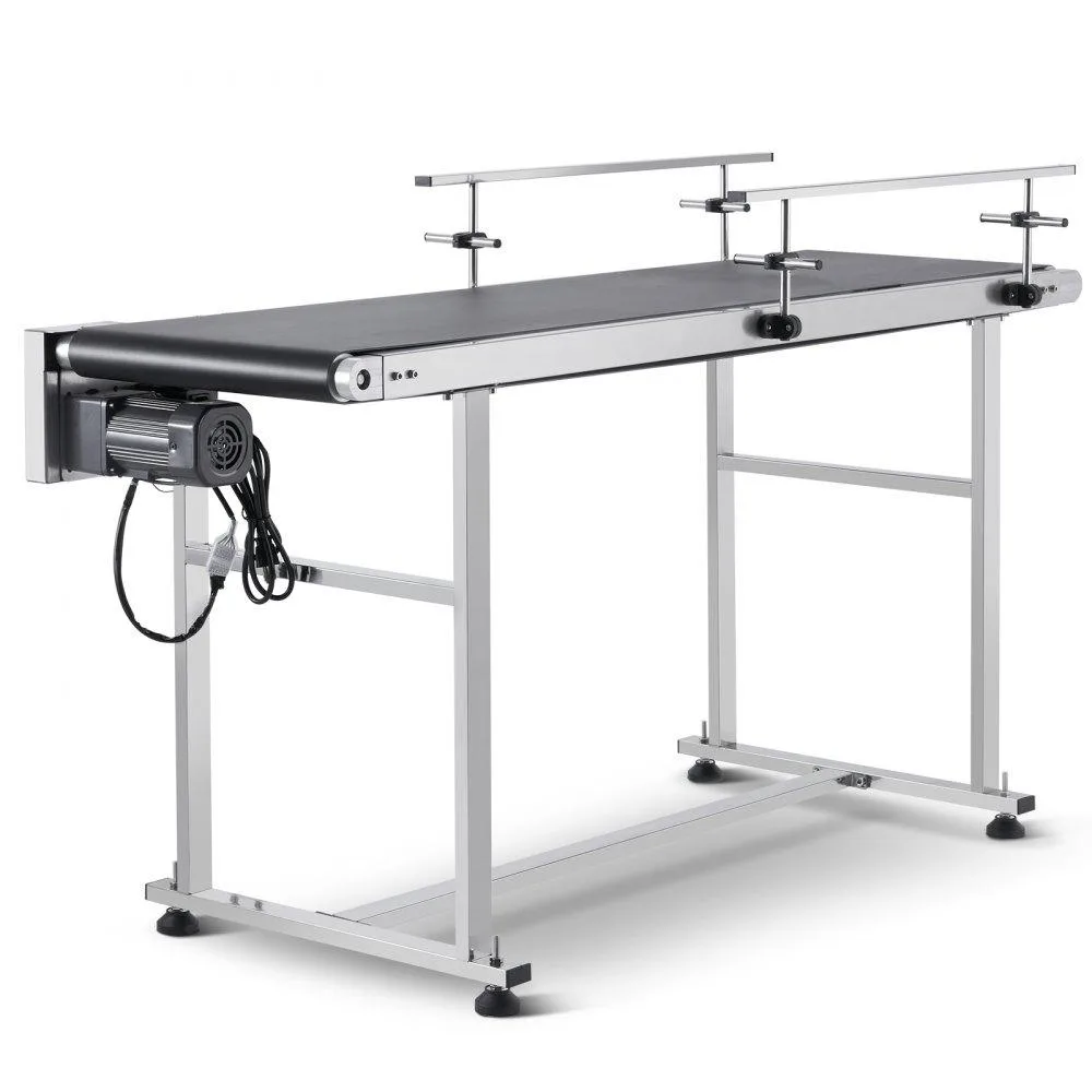 VEVOR VEVOR MS15040 Belt Conveyor 59 x 15.7 in Double Guardrail — product photo