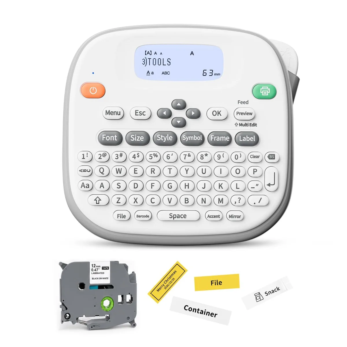 Rongta TD210 label printer 12 mm 128 KB USB — product photo