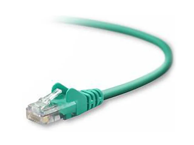 Belkin Belkin A3L79115GRNS Cat 5E network ethernet cable 15 ft green — product photo