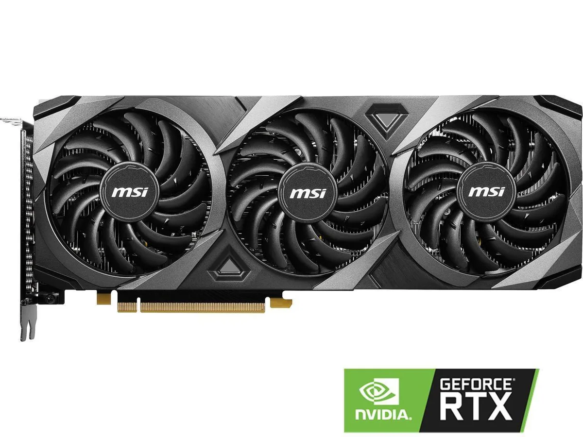 MSI MSI Ventus 3X GeForce RTX 3060 12GB GDDR6 graphics card — product photo