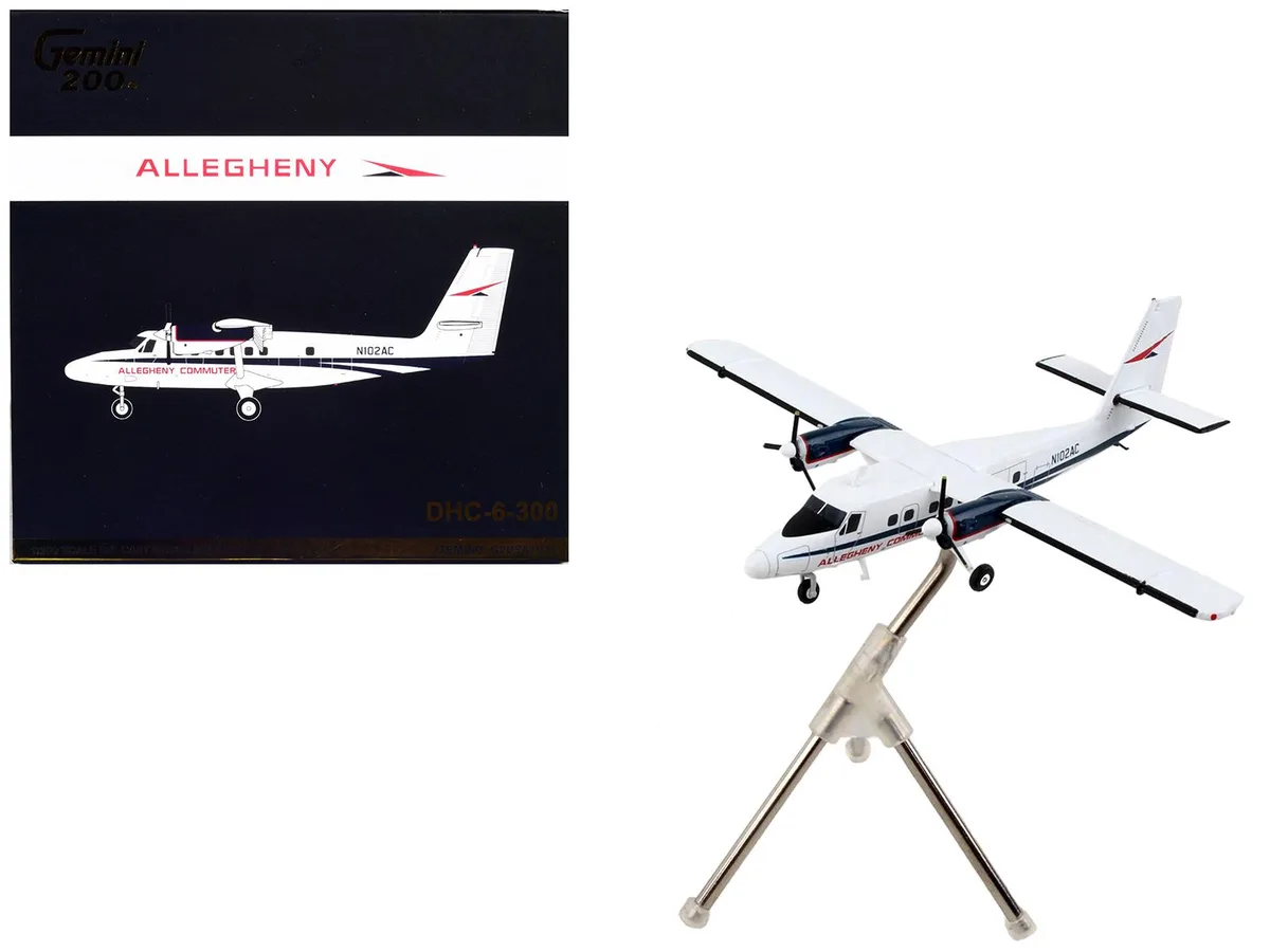 GeminiJets GeminiJets De Havilland DHC-6-300 Allegheny Airlines 1/200 diecast hobby collectible — product photo