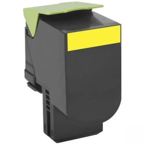 Lexmark Lexmark 80C0SYG Yellow Toner Cartridge 2000 Pages — product photo