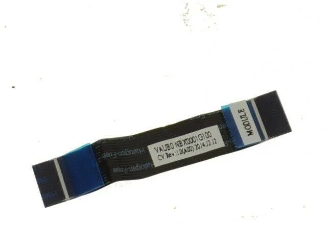 Thin flat ribbon cable with connectors on both ends