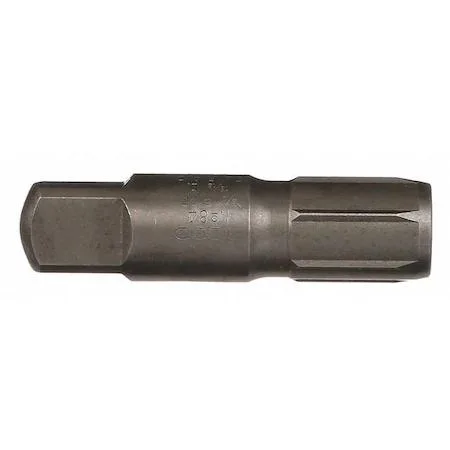 Ridgid 35615 pipe extractor, 3/4 inch, square drive, straight flutes, plain finish