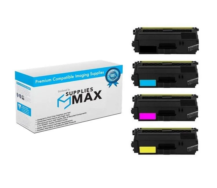 SuppliesMax SuppliesMax TN-339MP High Yield Toner Cartridge Combo Pack (BK/C/M/Y) — product photo