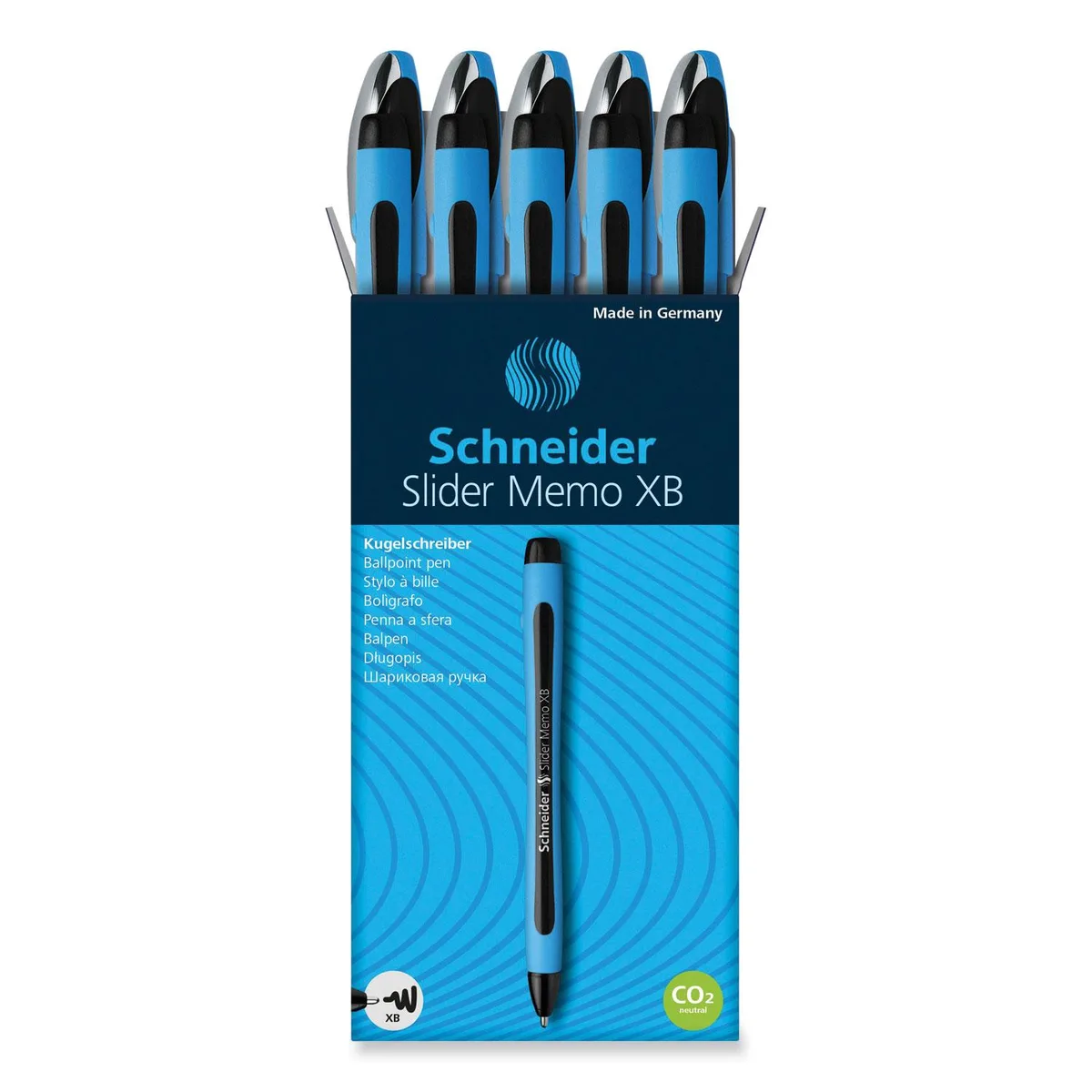Stride Writing Stride Writing 150201 Slider Memo XB Ballpoint Pen 1.4 mm Black — product photo