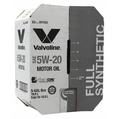 VALVOLINE VALVOLINE 881655 Synpower 5W-20 Engine Oil 5 gal Box — product photo