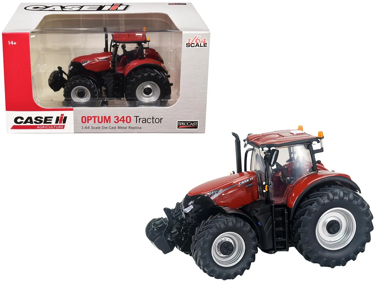 SpecCast Collectibles SpecCast Collectibles Case IH Optum 340 1/64 Diecast Tractor Red — product photo
