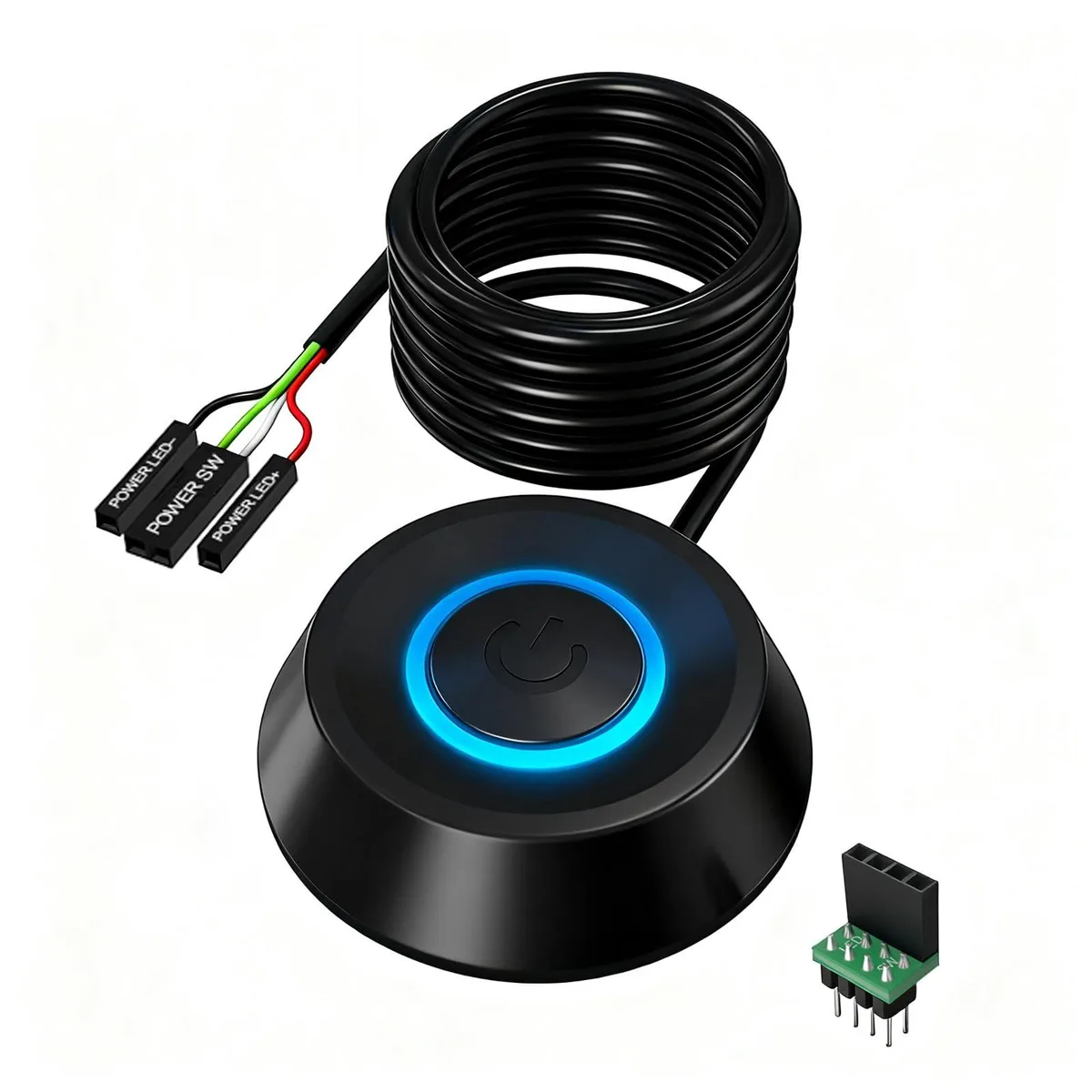 YIOVVOM PC036a ATX Push Button Switch Gear 1.8m Cable IP65 — product photo