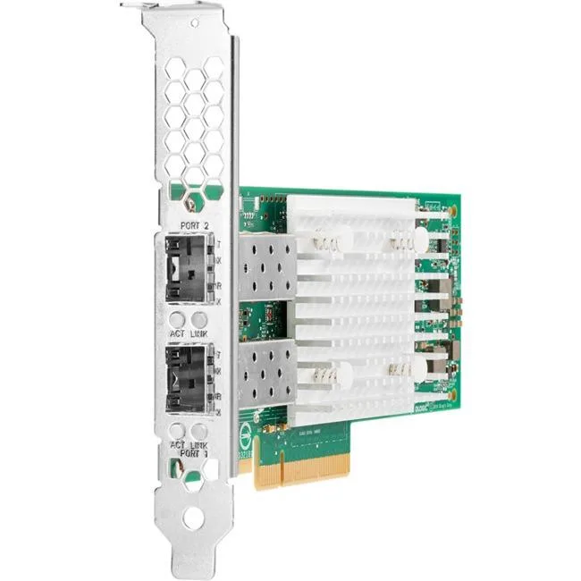 HPE HPE X710-DA2 Fibre Channel Host Bus Adapter PCIe 3.0 x8 10 Gbit/s 2-port SFP+ — product photo