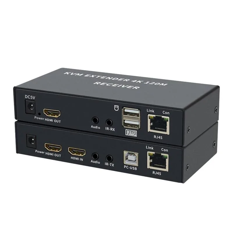 YINGHUA YINGHUA 4K HDMI KVM Extender 120 m CAT5e/6 EU Plug — product photo