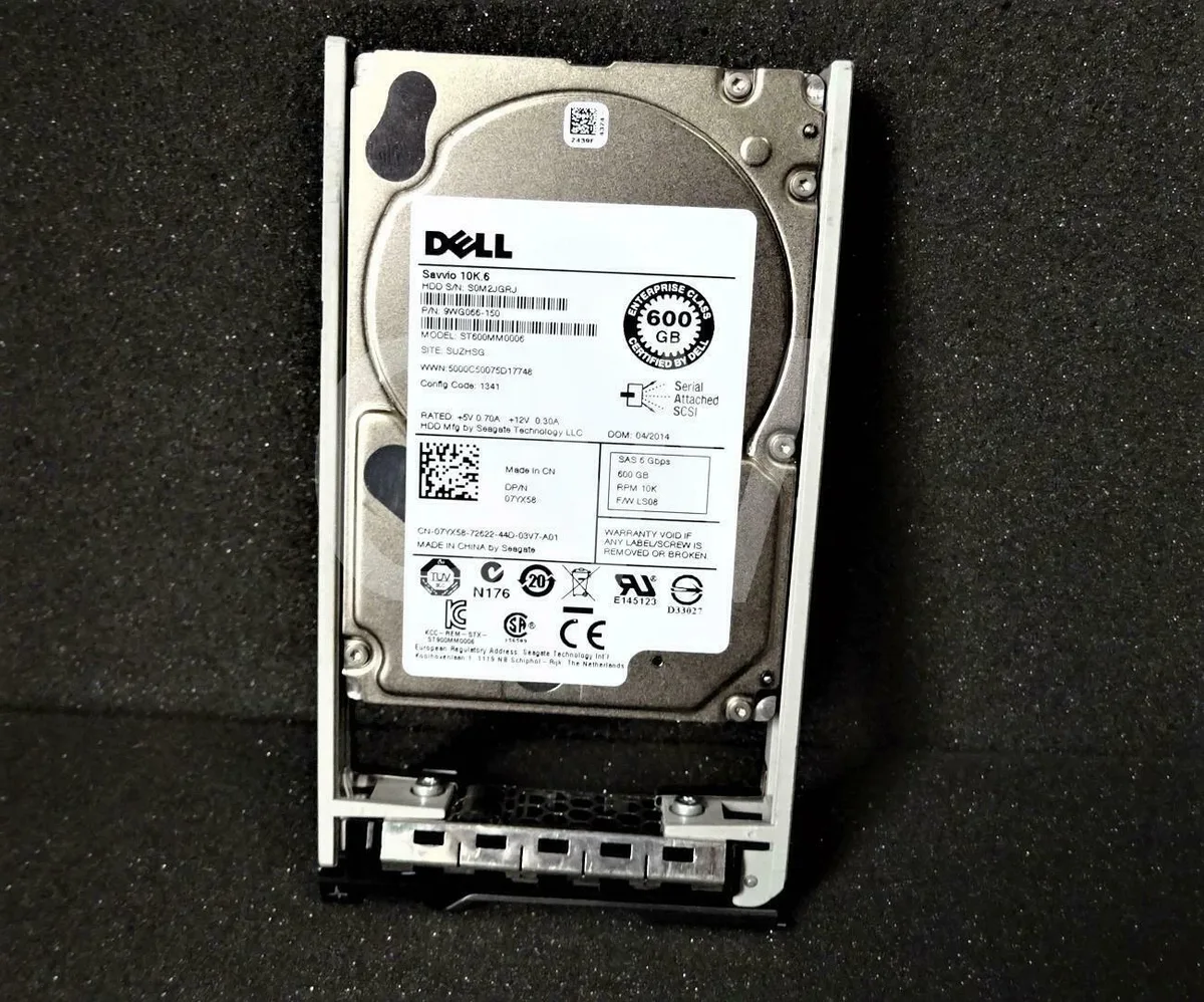 DELL DELL 7YX58 600GB 10000RPM SAS 2.5" 64MB Cache with Tray — product photo