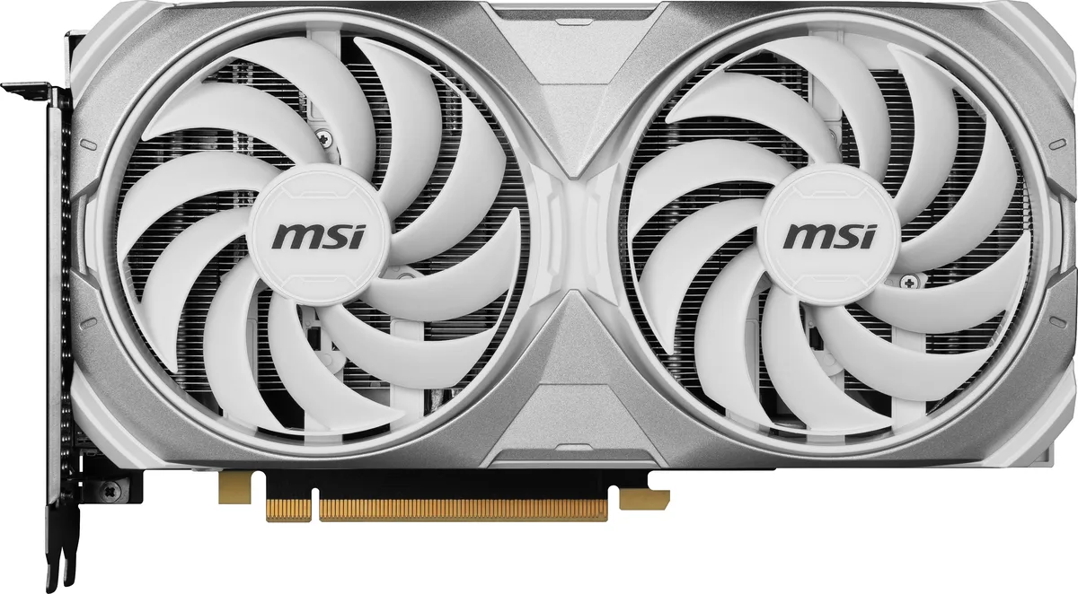 MSI MSI RTX 4070 VENTUS 2X WHITE 12G OC graphics card — product photo