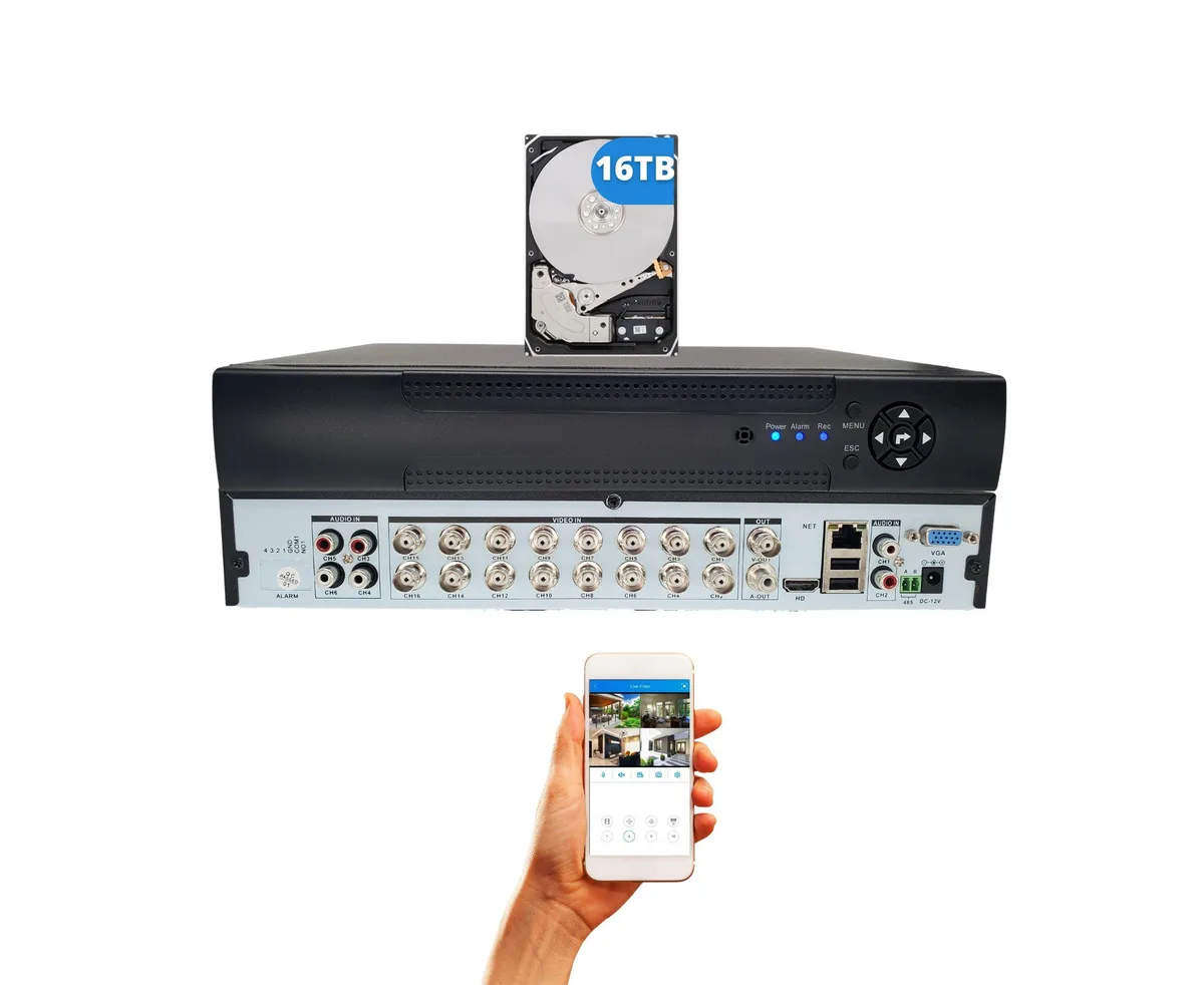 Evertech USA Evertech USA 16 Channel H.265 Hybrid DVR 16TB — product photo