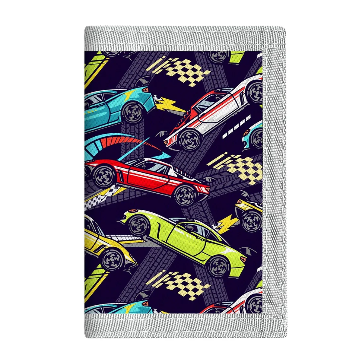  Leyeve Kids RFID Trifold Wallet Black Cartoon QC0014 — product photo