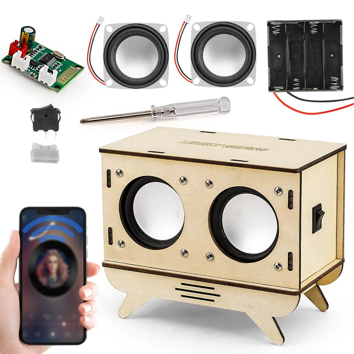  LUCKY GUESS STEM Kit Bluetooth Speaker DIY Ages 10 11 12 — product photo