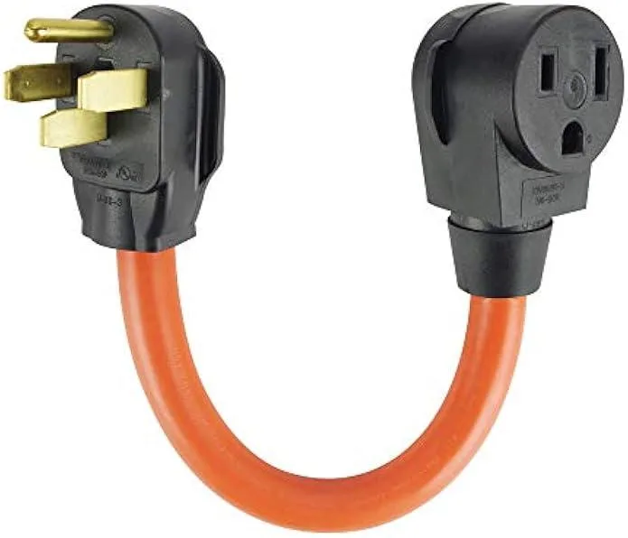 usbroway usbroway 1.5FT NEMA 14-50P to 6-50R Adapter Cord Orange — product photo