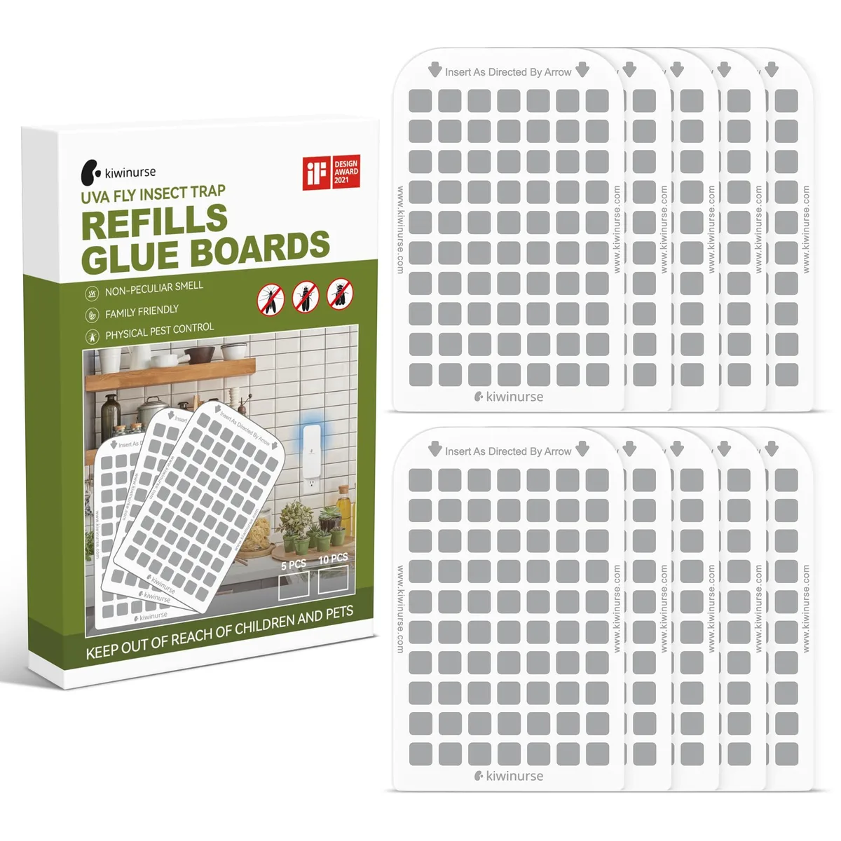 Meterk UVLA1001-SGB-10pack Glue Cards 10 Pack Blue — product photo