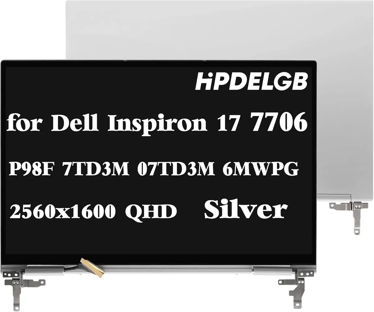 NUOLAISUN NUOLAISUN Dell Inspiron 17 7706 2-in-1 QHD 2560×1600 LCD Touch Screen Silver — product photo