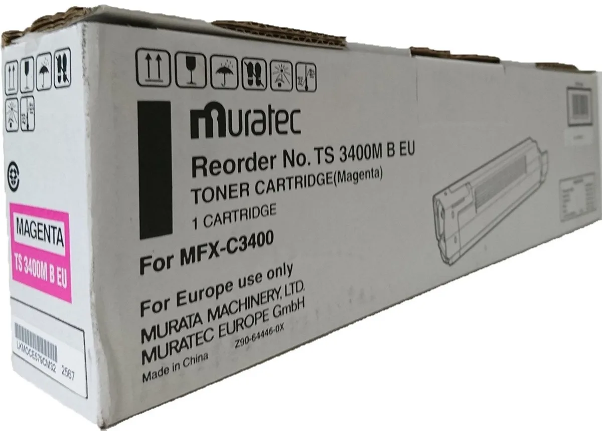 Muratec America, Inc Muratec America, Inc TS-3400M Magenta Toner Cartridge — product photo
