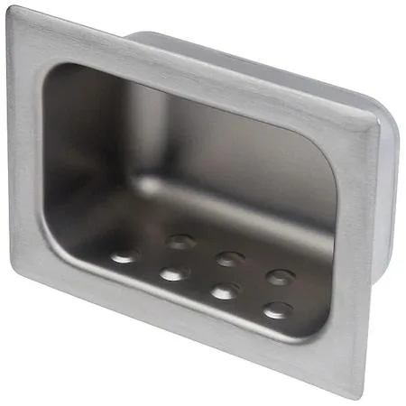 Bestcare Bestcare 1832-PF Ligature Resistant Soap Dish Silver — product photo